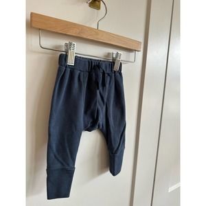 Kate Quinn Organic Cotton Navy Blue Panda Pants Joggers - 3-6 Mo
